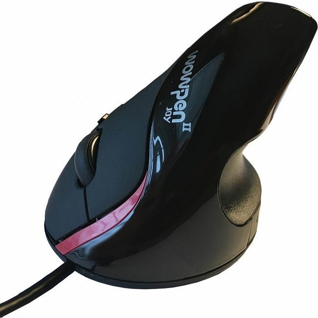 ERGOGUYS LLC WP-012-BK-E WOW JOY BLACK ERGONOMIC VERTICAL MOUSE