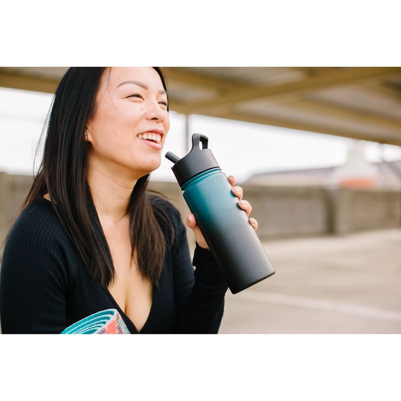 Simple Modern 18oz Stainless Steel Aurora Rainbow Ombre  Summit Water Bottle