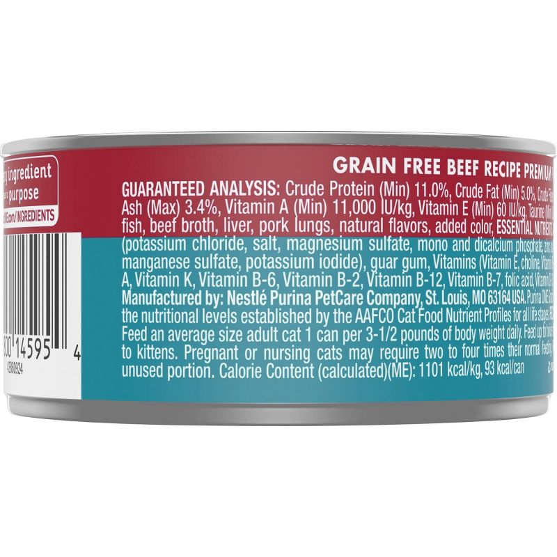 Purina ONE Grain-Free Beef Wet Cat Food - 3oz