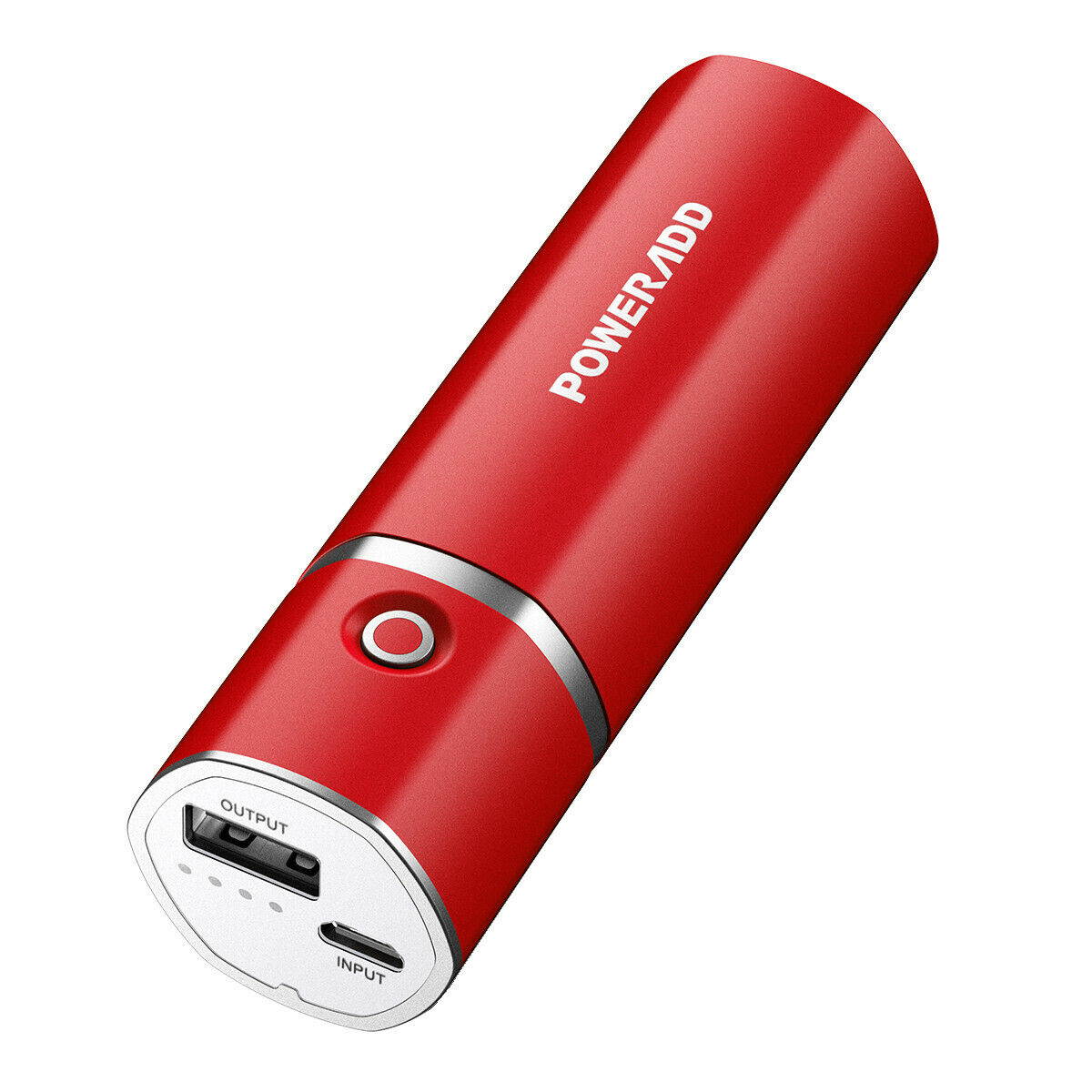 2PCS 5000mAh Portable Mini Power Bank Universal Cellphone Battery Charger RED