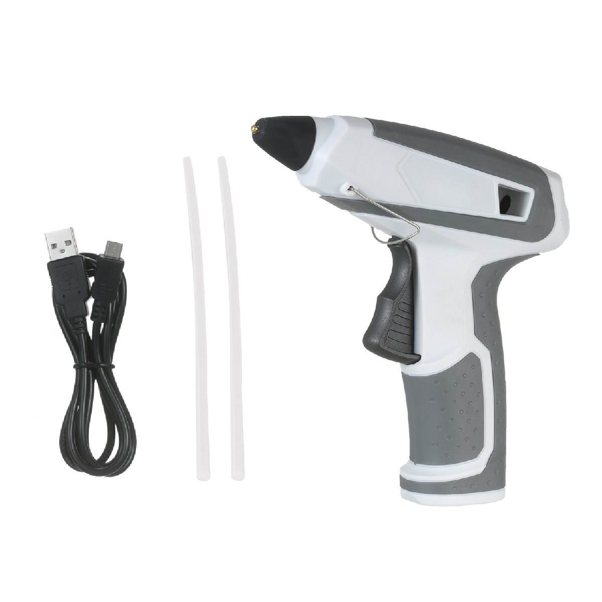 Cordless Hot Melt Glue Gun Portable Lightweight Compact Electric Glue Gun Heating Tool for DIY Arts Craft Repair