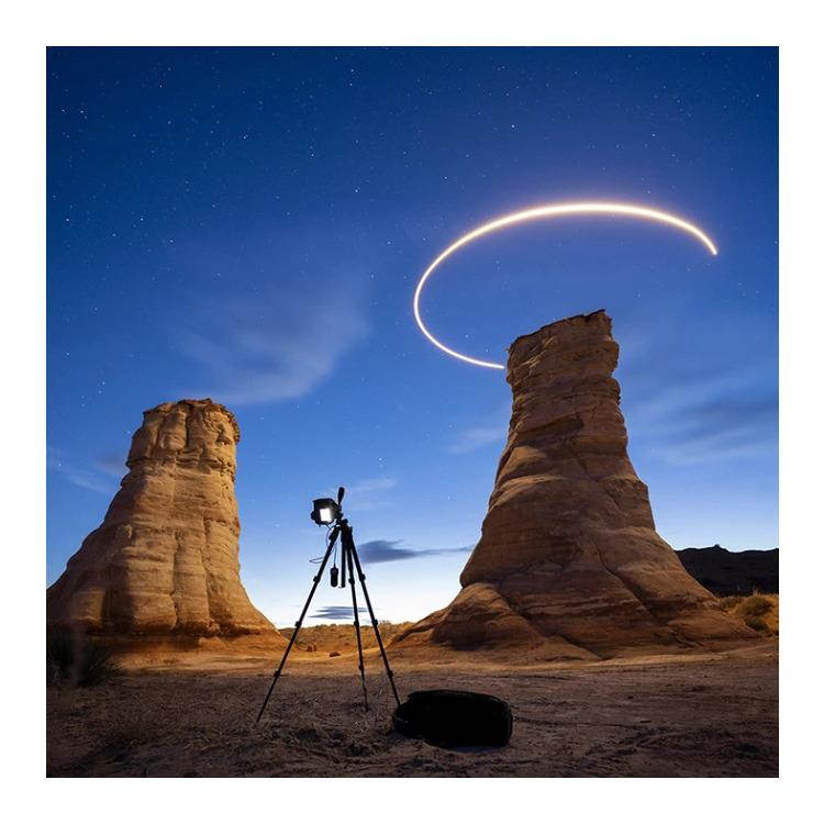 Slik Pro AL-324DX Tripod with SH-705E 3-Way Pan Head, 8.8 lb Capacity #613-358