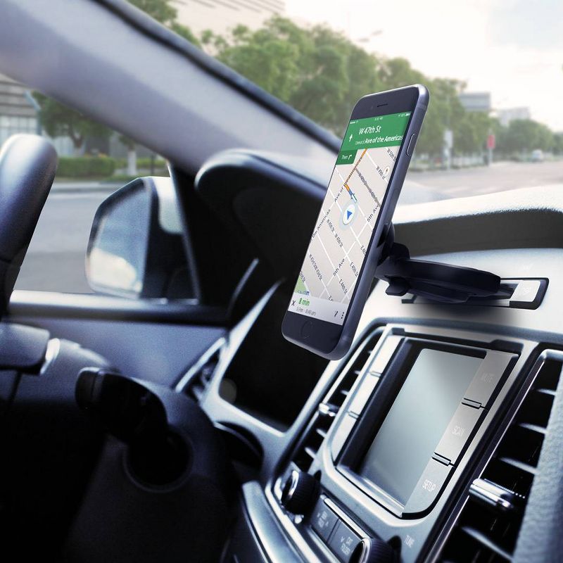 Macally Dashboard and Windshield Suction Cup Phone Mount Holder With Extendable Arm