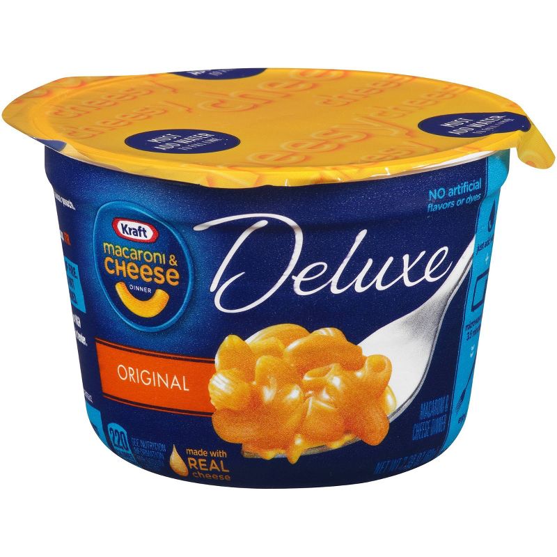 Kraft Deluxe Original Macaroni and Cheese Dinner Cups - 2.39oz
