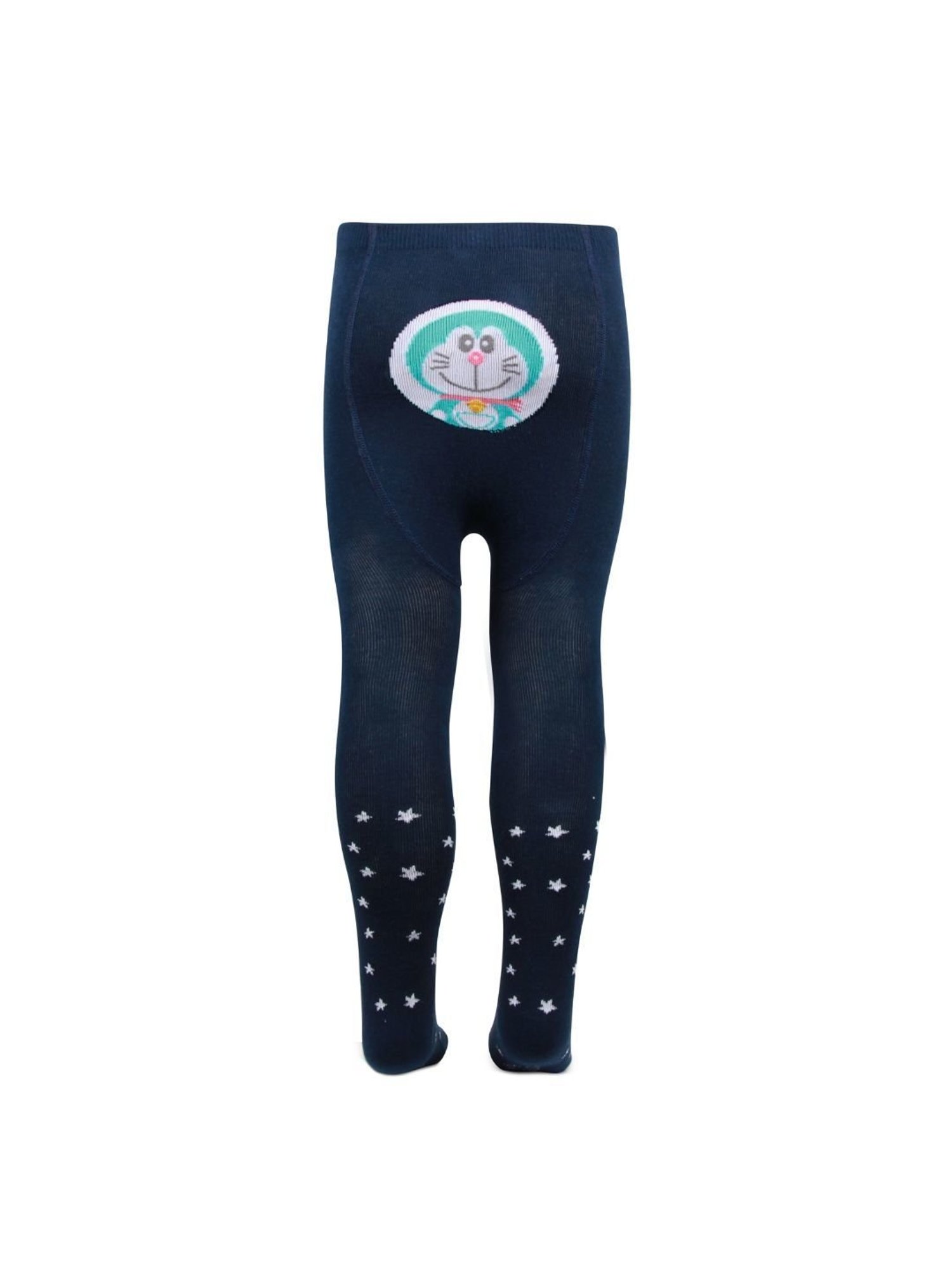 Bonjour Boys Dark Navy Doraemon Print Tights
