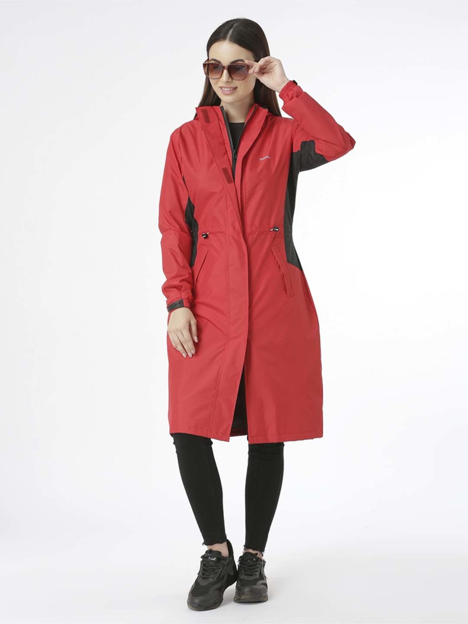Zeel Red Regular Fit Rain Jacket