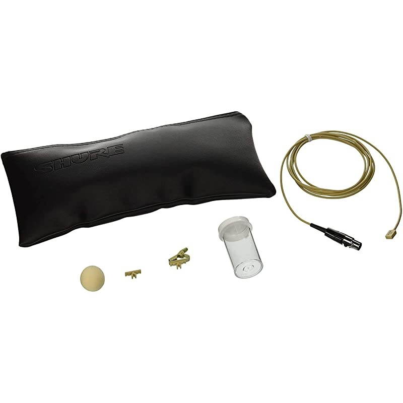 WL936T Series Subminiature Condenser Lavalier Microphones WL936T Tan with 6foot 19 m CableBlack