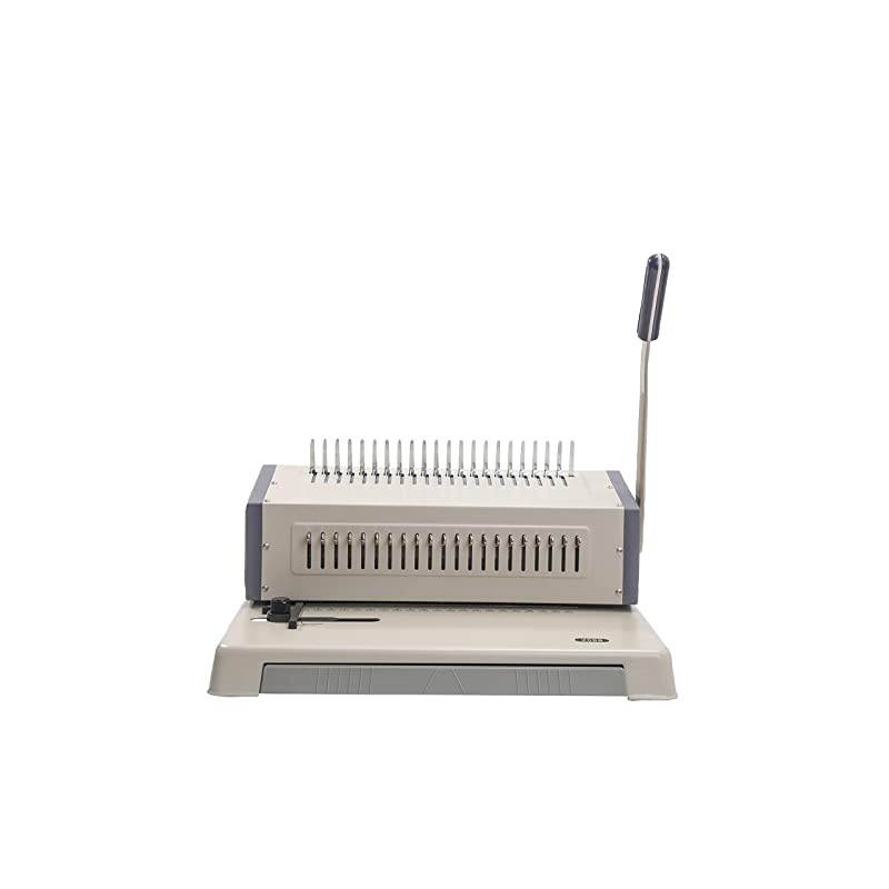 21 Hole Metal Binding Machine Comb Binding Manual Punch and Bind Operation Capacity:500 Sheets by