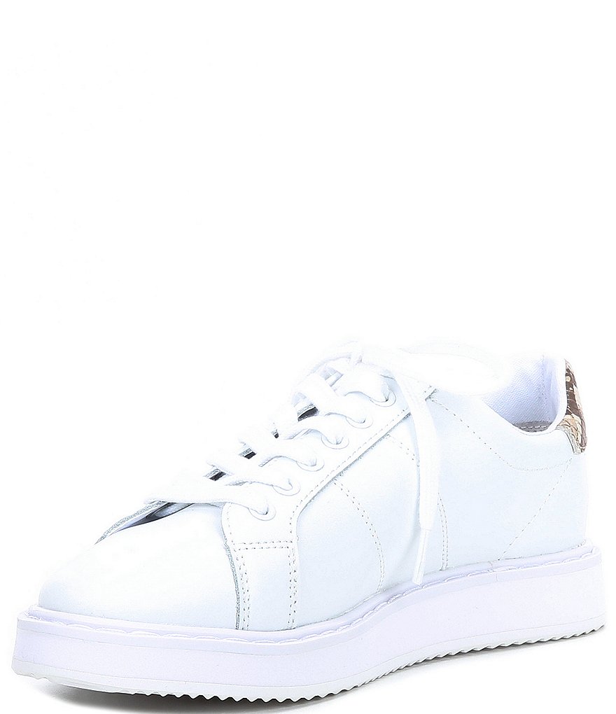 Lauren Ralph Lauren Angeline II Leather Lace-Up Sneakers