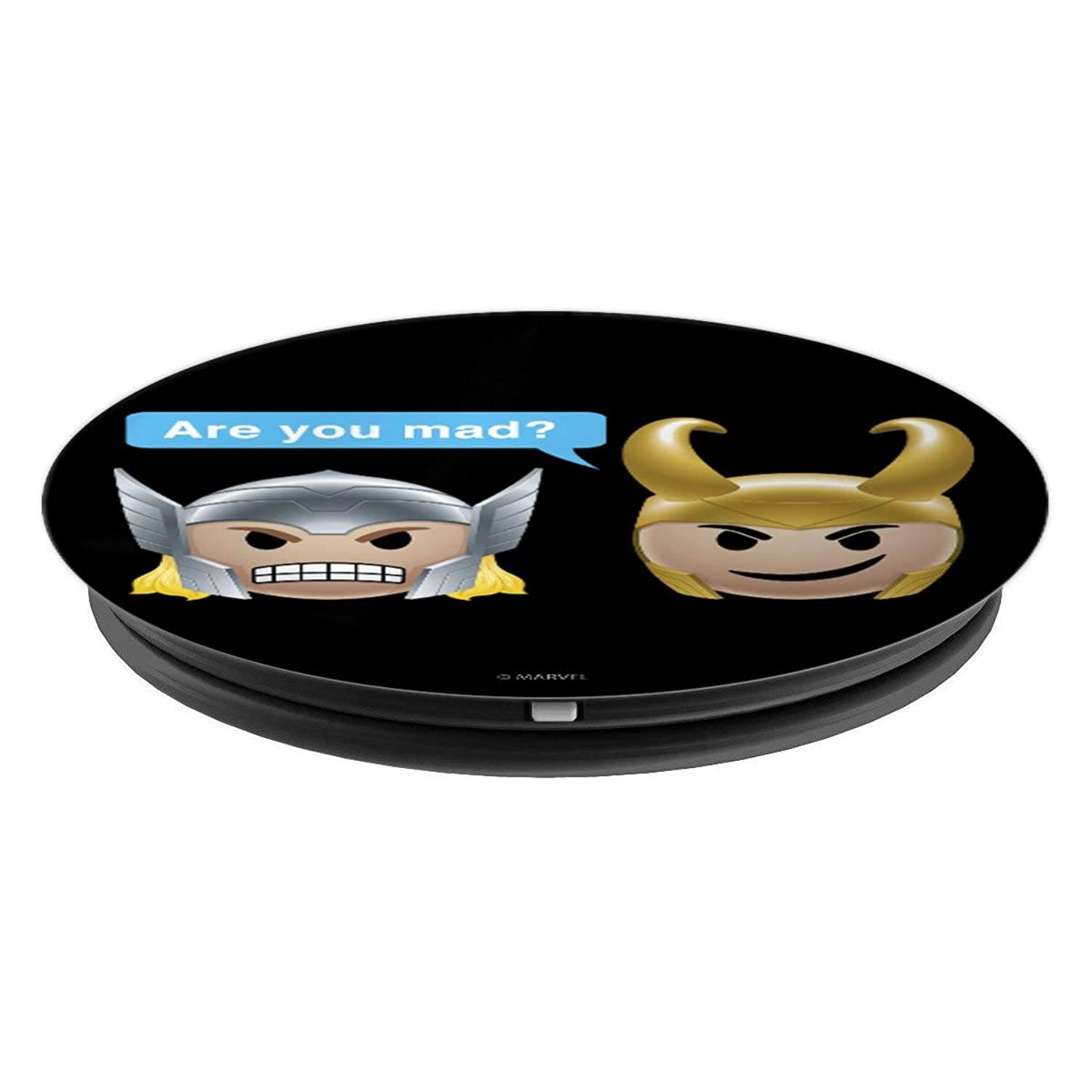 Marvel Avengers Thor & Loki Are You Mad Emojis PopSockets Grip and Stand for Phones and Tablets