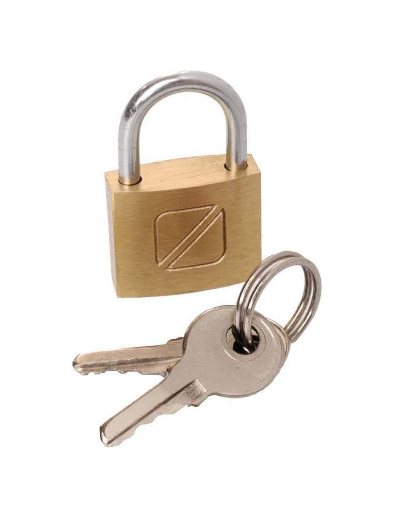 Travel Blue Golden Lock