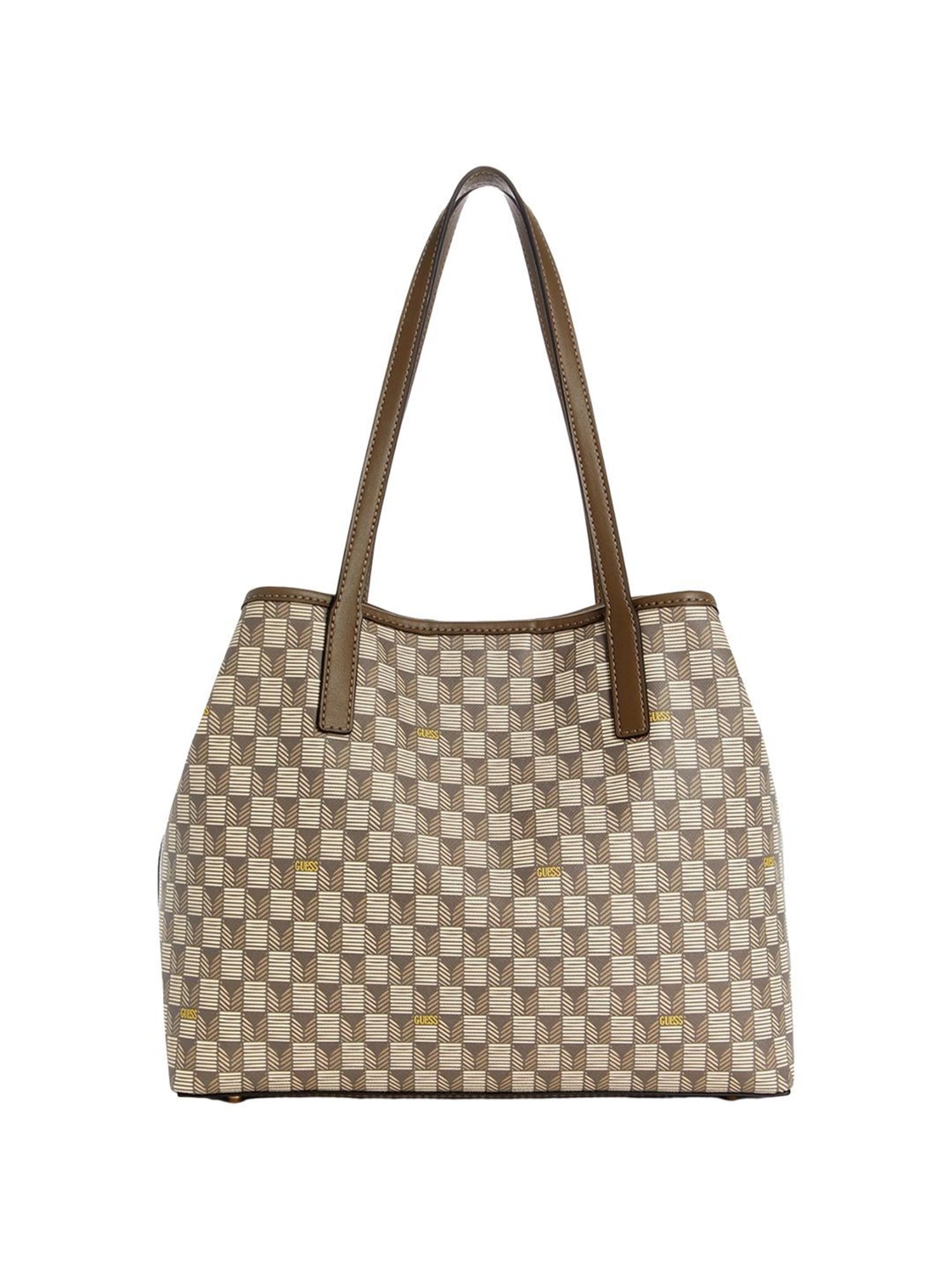 Guess Granite Printed Tote Handbag with Pouch