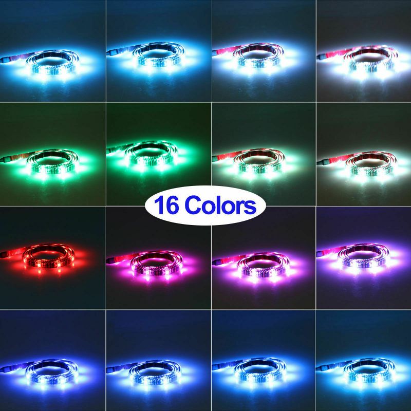 RGB LED Bias Lighting For TV LCD HDTV Monitors USB LED Strip Background Light
