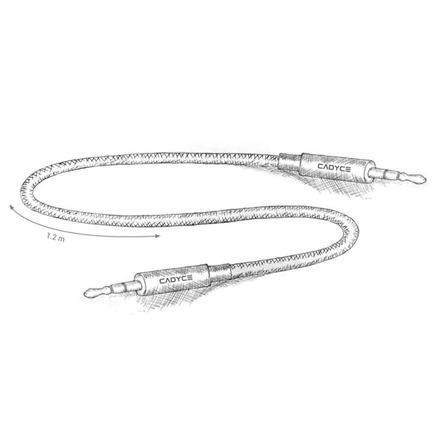 Cadyce CA-AUXC Premium Cadmium Auxiliary Audio Cable