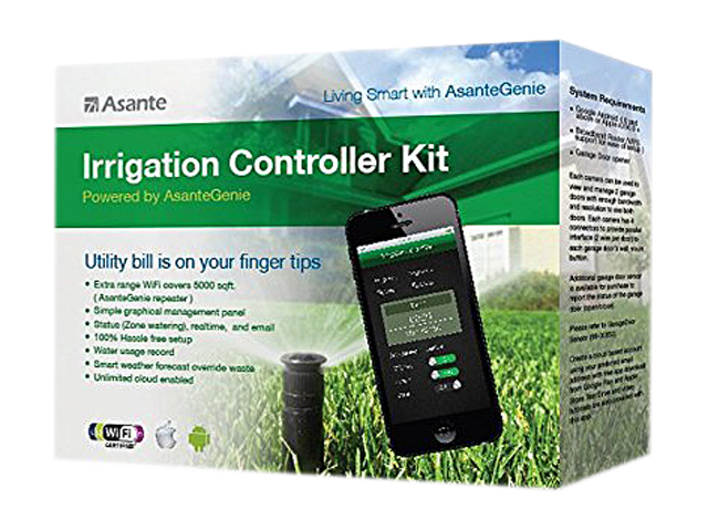 Asante 99-00901-US Wireless Cloud Based Irrigation Controller Kit