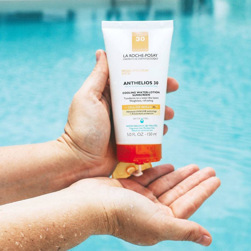 La Roche-Posay Anthelios Cooling Water-Lotion Face and Body Sunscreen SPF 30 - 5.0oz