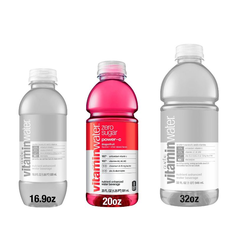vitaminwater zero power-c dragonfruit - 20 fl oz Bottle