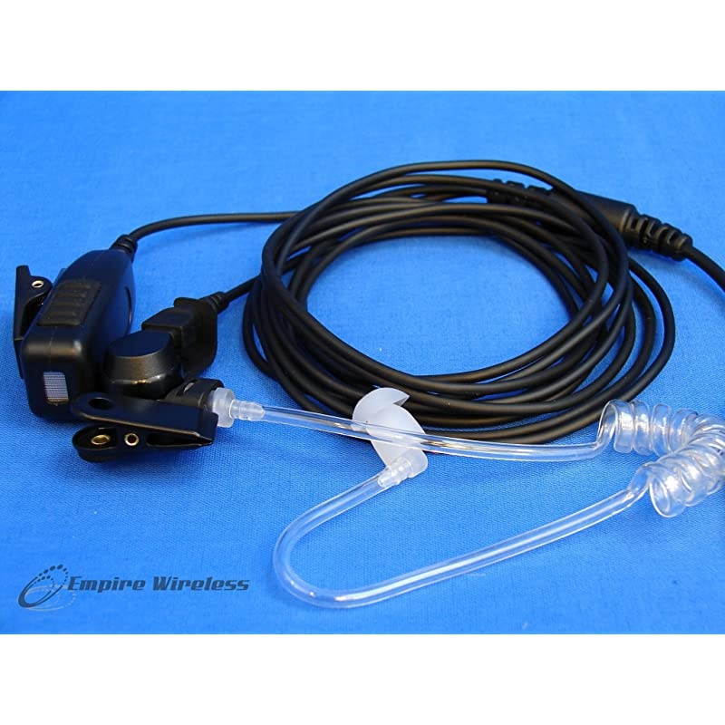 Surveillance Mic for Motorola CP200 CP200D XLS PR400 EP450 GTX GP300 P1225 CP185 P110 SP50 Radio Lapel Shoulder Mic