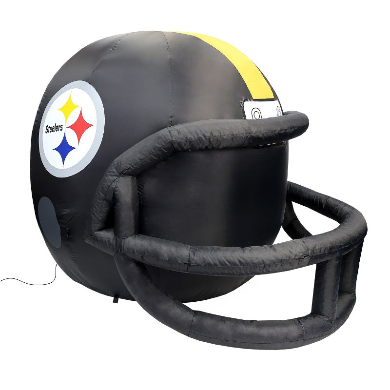 Fabrique NFL PITTSBURGH STEELERS Team Inflatable Helmet   4 ft., 4 ft Tall, Black