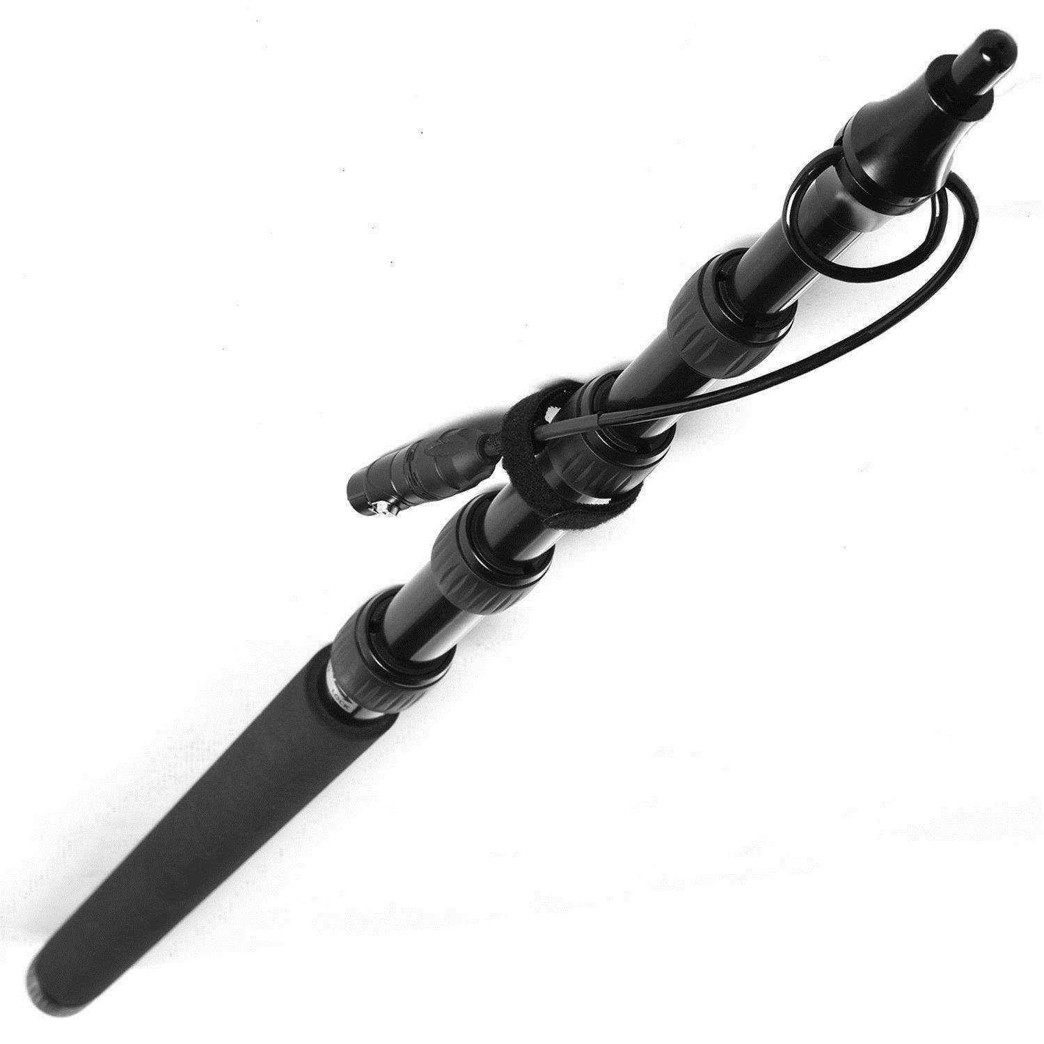 LyxPro MPL-20 Professional Boom pole with Internal Cable for Shotgun Microphones