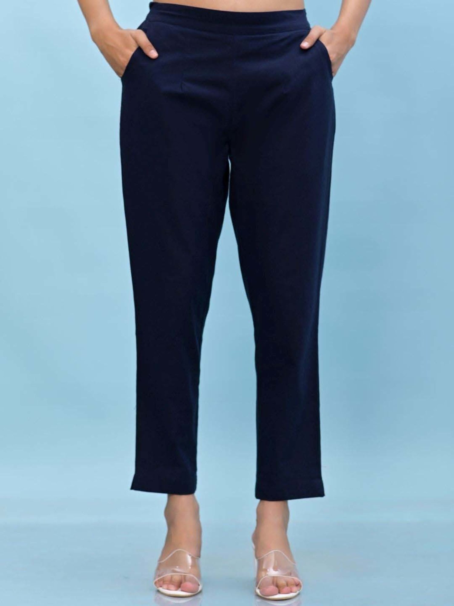 Juniper Navy Cotton Pants