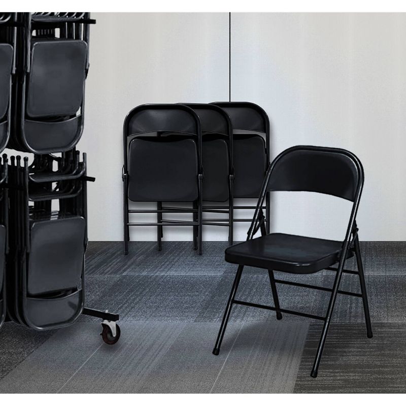 Steel Folding Chair Black - PDG
