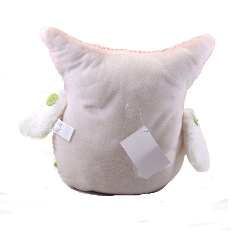 Plush 8.5" Pink Knitted Owl  -  Decorative Figurines