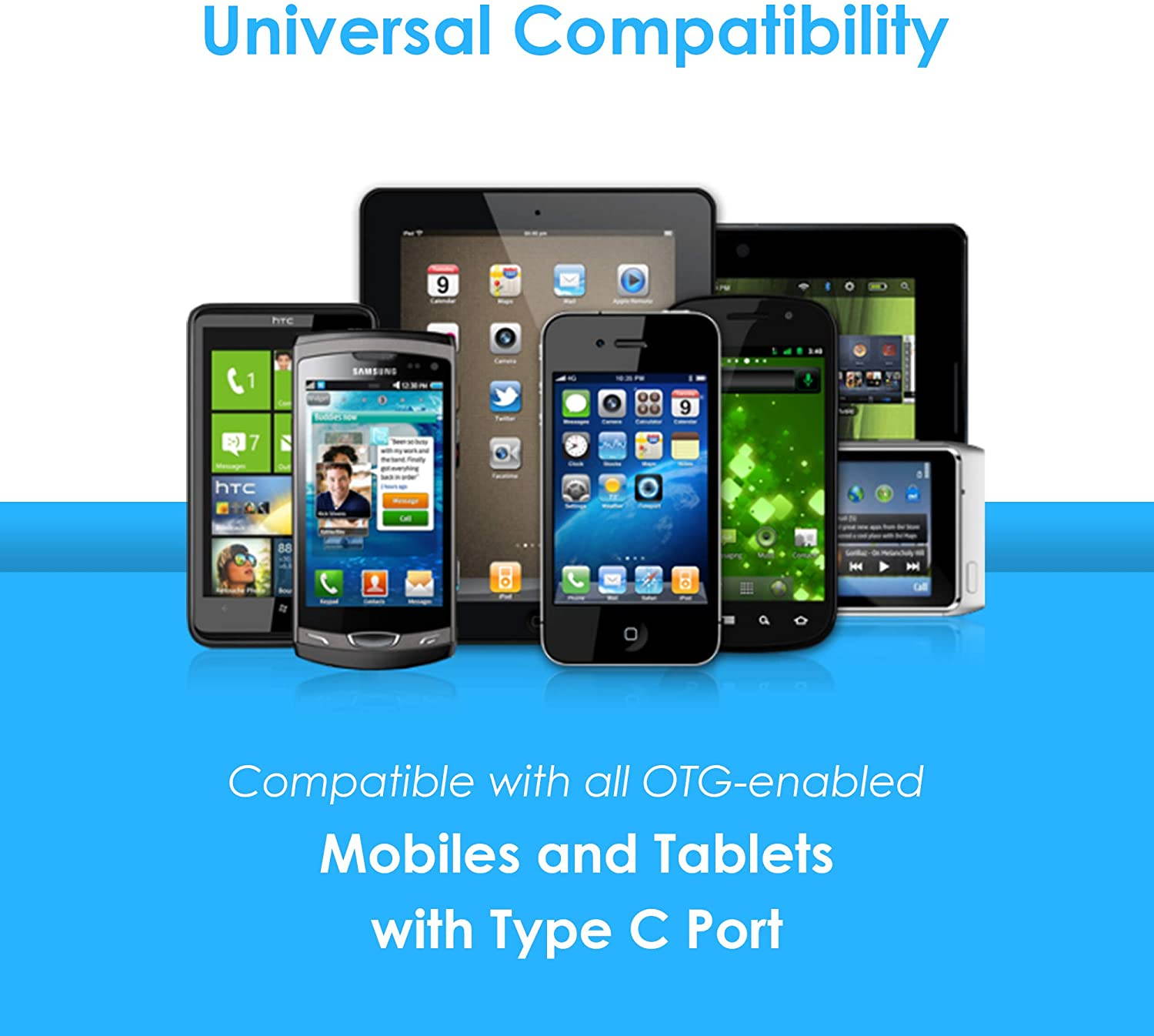 TVM.Bio USB C to USB Female Adapter - Plug & Play Our Smart Card or USB Flash Anywhere - Compatible with MacBook Mobiles & All C-Type Devices - Extra Long Data Transmit Cable for Comfortable Use