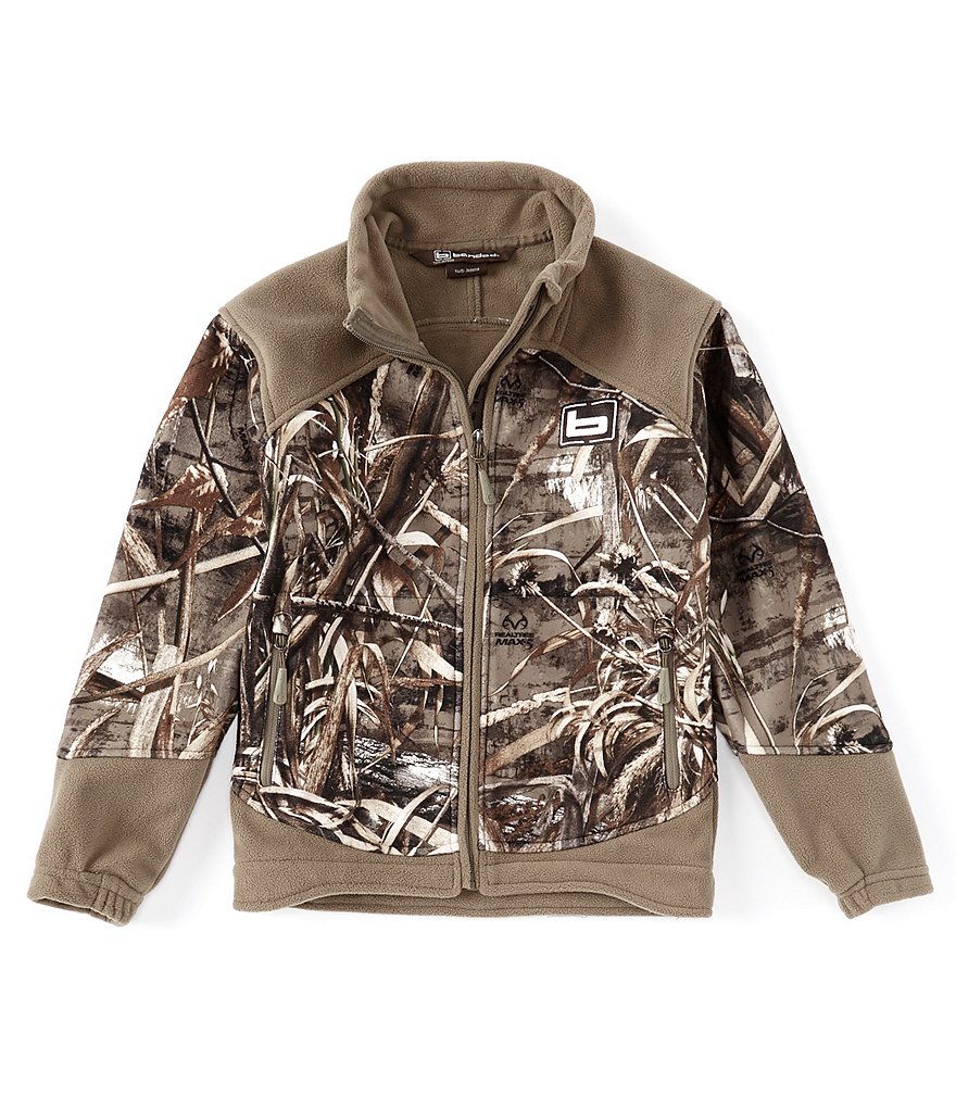 First Wave Big Boys 8-20 Brown Pleather Moto Jacket