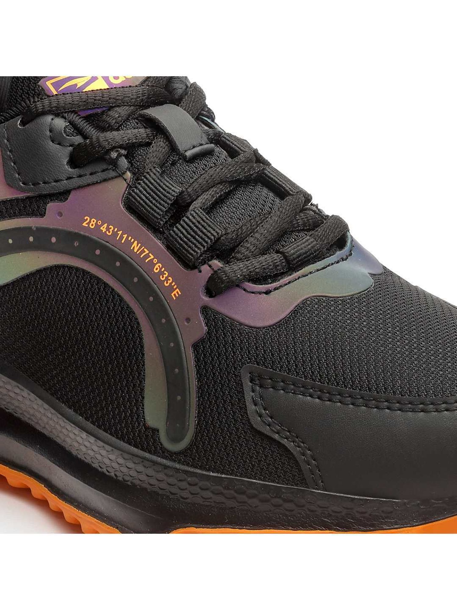 Asian Men's Black Running Shoes