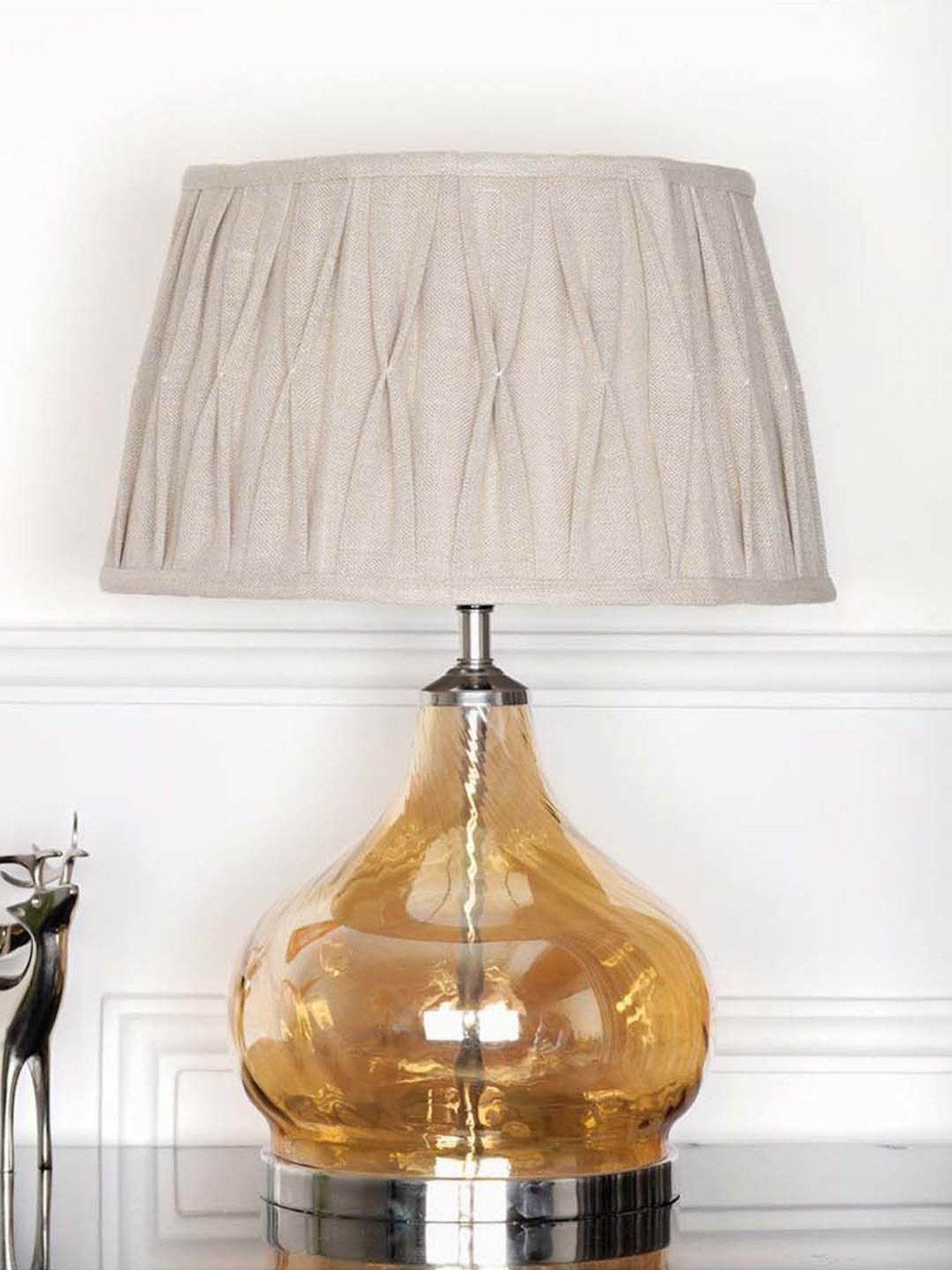 Kapoor E Illuminations Green Study Table Lamp - Set of 1