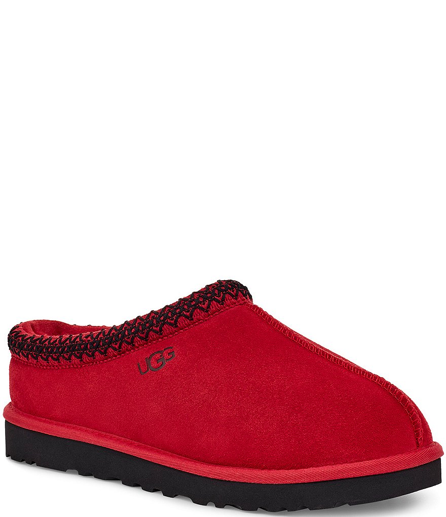 UGG&reg; Men's Scuff Logo Suede Slippers