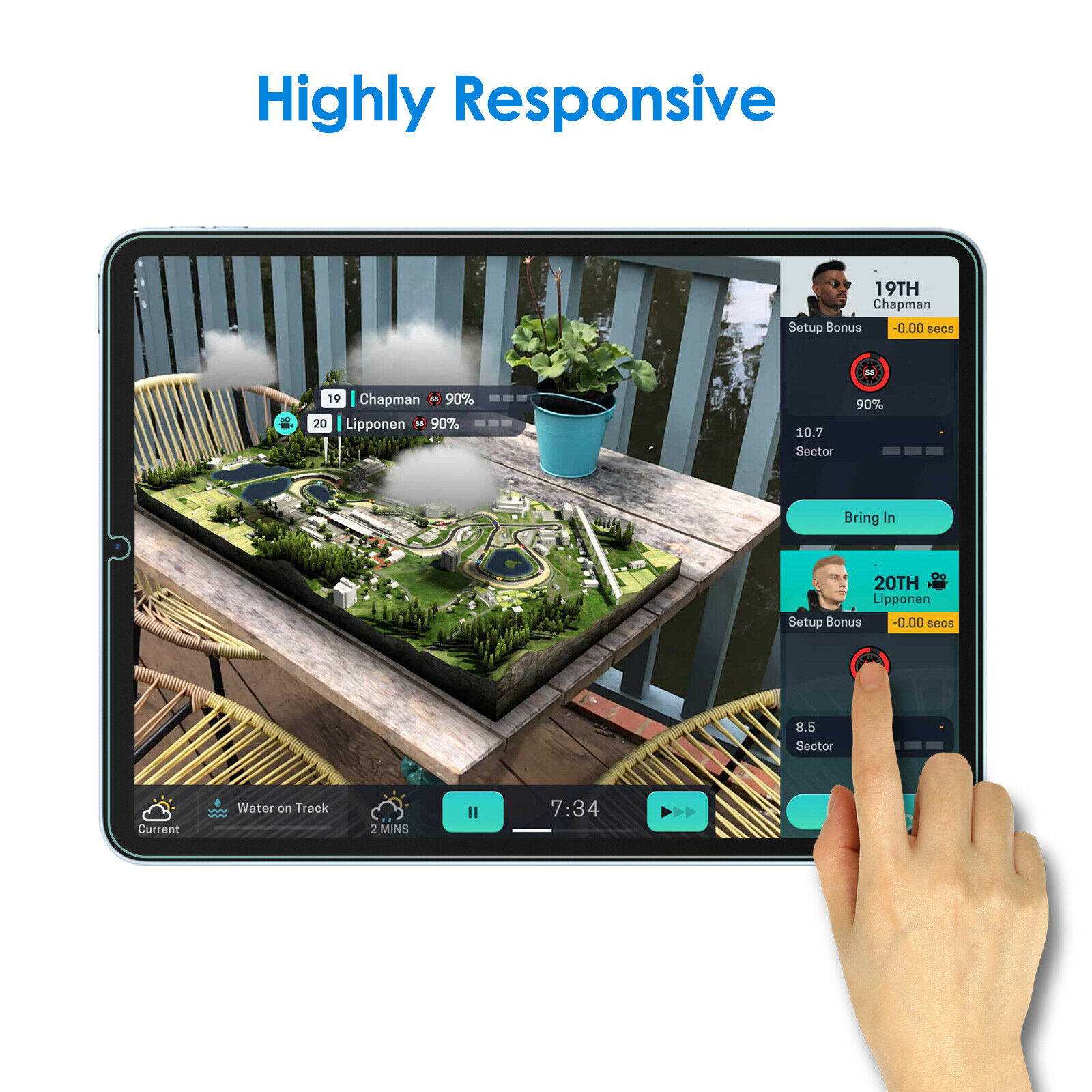 JETech Screen Protector for iPad Air 4 10.9-Inch 2020 Model Tempered Glass Film