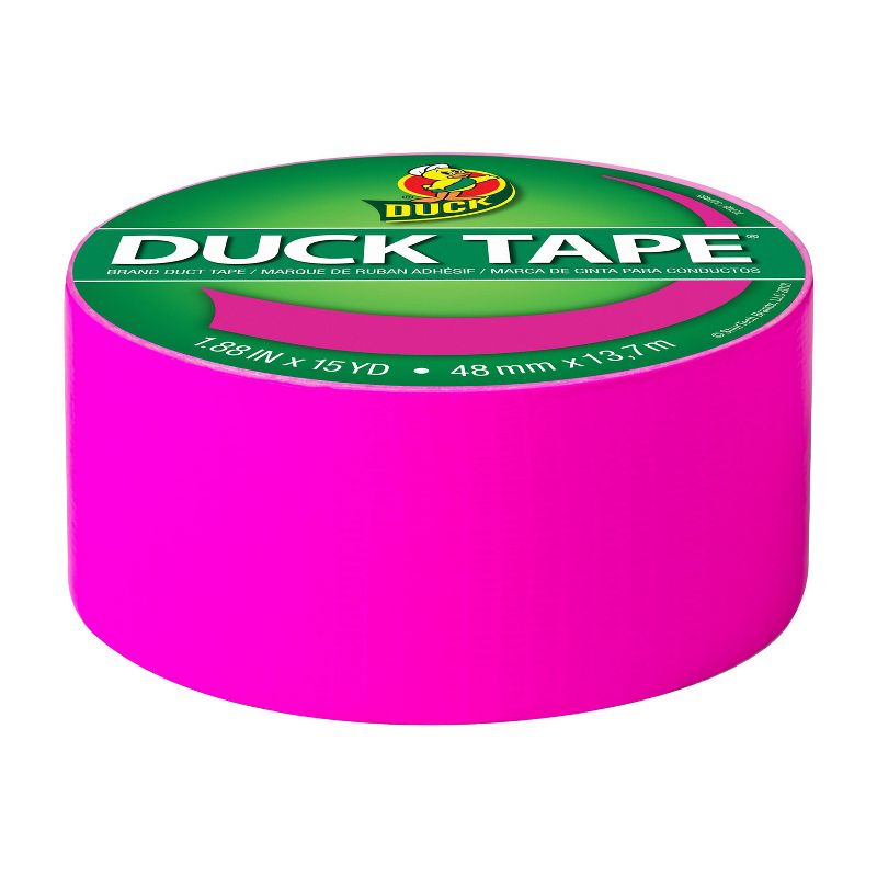 Duck 15yd Duct Industrial Tape Fluorescent Lilac
