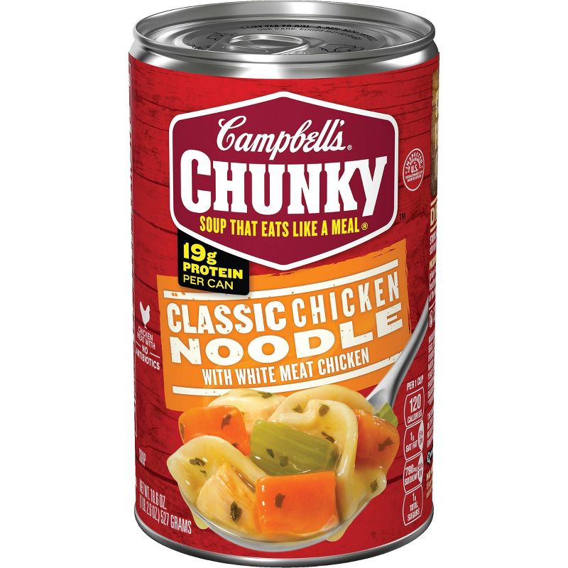 Campbell's Chunky Classic Chicken Noodle Soup 18.6oz