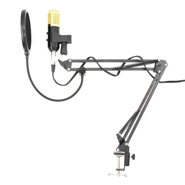 BM 800 upgraded bm 900 Professional Studio USB Condenser Wired Microphone for Computer Laptop Adjustable volume reverb mikrofon