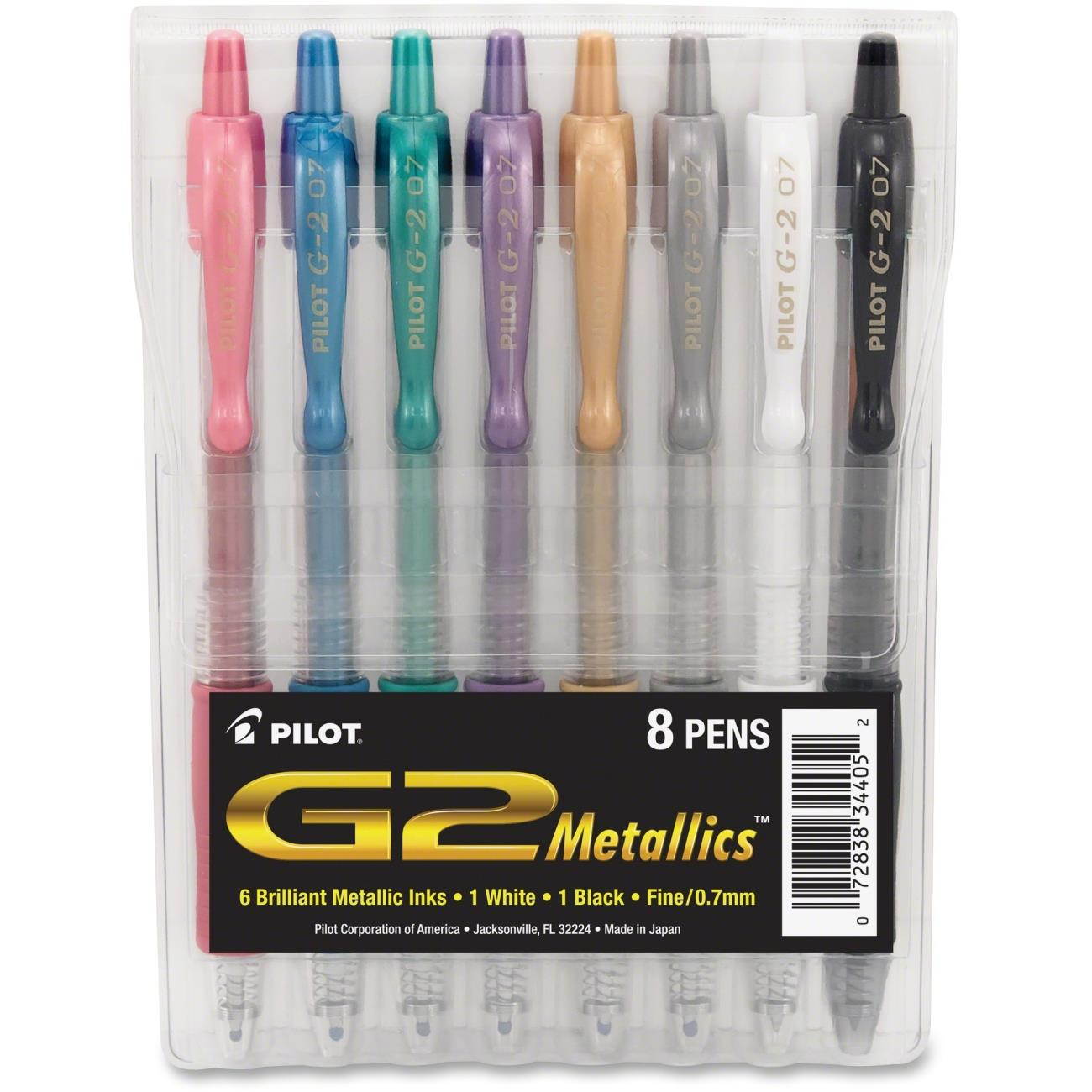 Pilot G2 Metallics Assorted Ink Pens