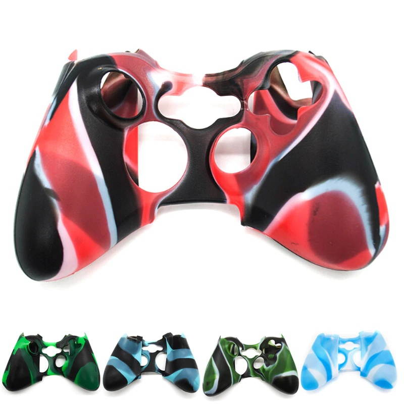 Gaming Controllers Cover Wireless Controller For XBOX 360 Silicone Rubber Protective Skin Shell Case