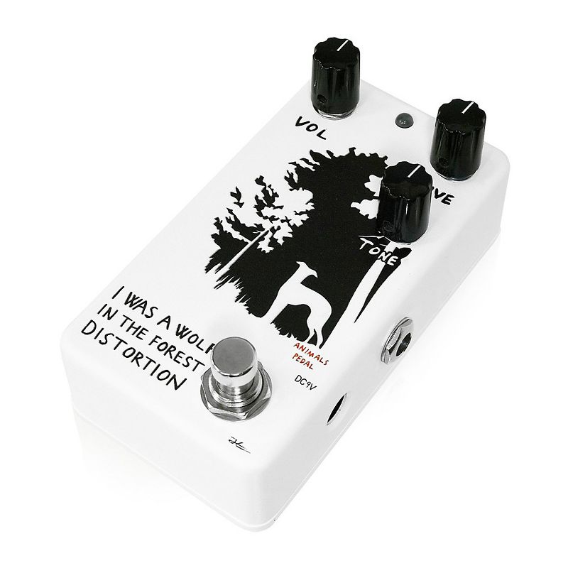 Animals Pedal I Was A Wolf In The Forest V2 Distortion Effects Pedal White