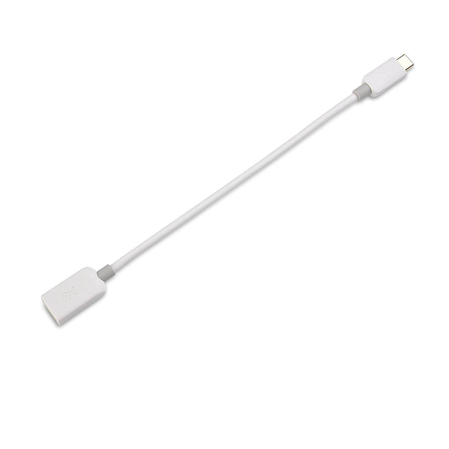 Cable Matters USB C to USB Adapter (USB to USB C Adapter/USB-C to USB 3.0 Adapter/USB C OTG) in White 6 Inches