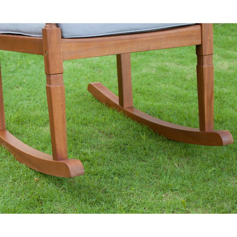 Nantucket Rocking Chair with Gray Cushion - Merry Products