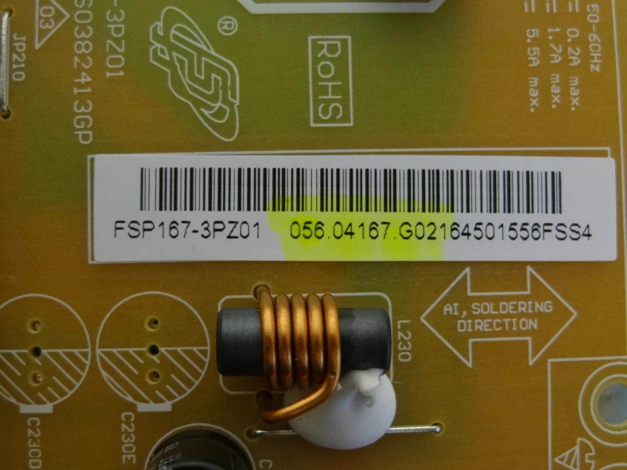 Vizio 056.04167.G021 Power Supply for E55-C2, D55-D2