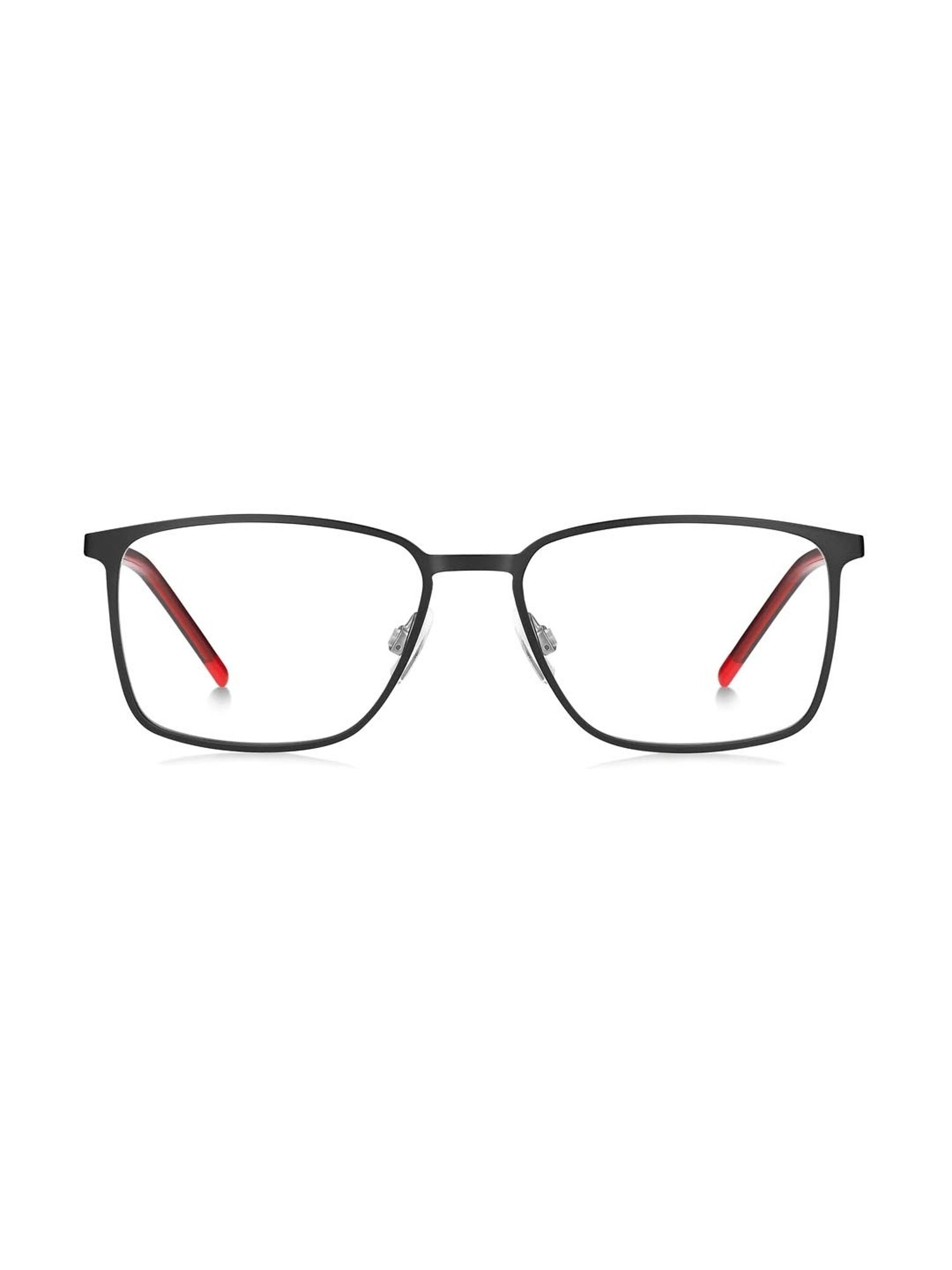 HUGO Black Square Eye Frames for Men
