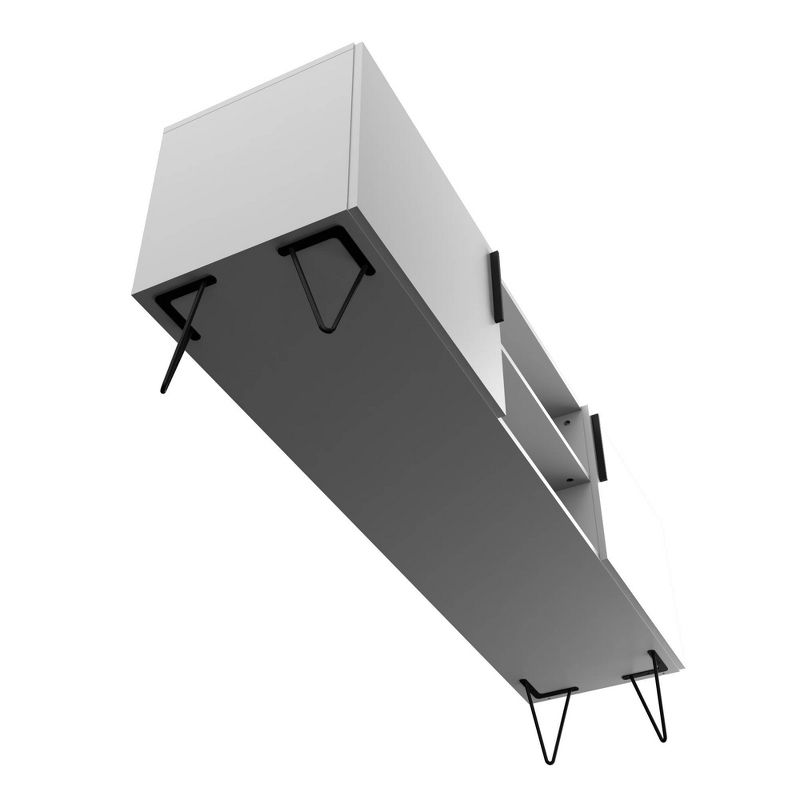 Nolita TV Stand for TVs up to 60" White - Manhattan Comfort