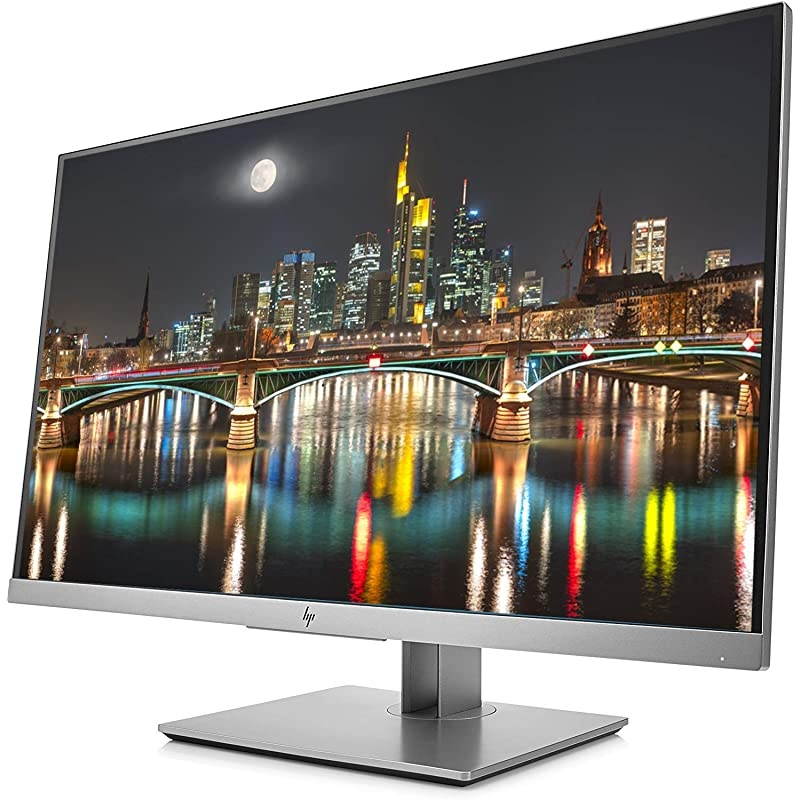 Business EliteDisplay E273 27" Screen Full HD LED-Lit Black/Silver Monitor 2-Pack