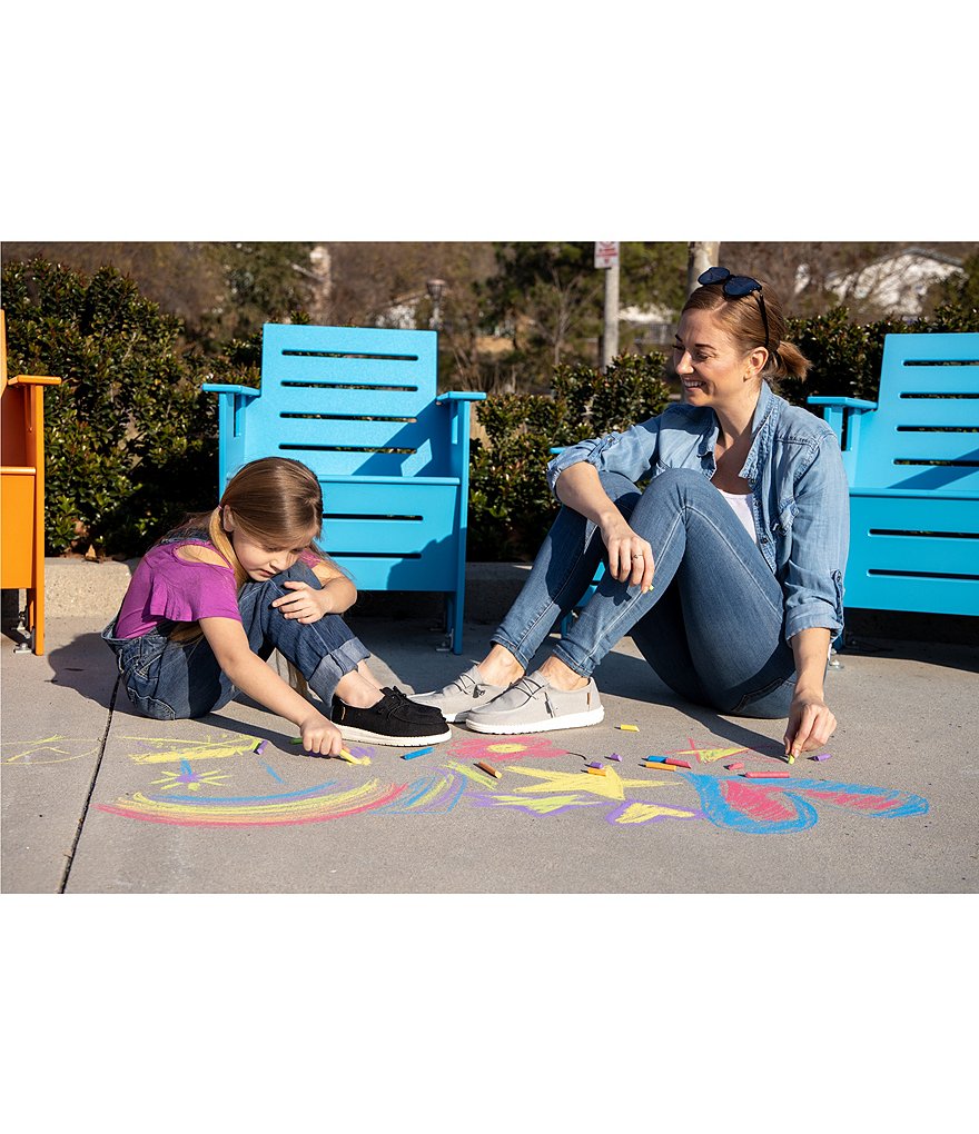 Hey Dude Girls' Wendy Linen Washable Slip-Ons (Toddler)