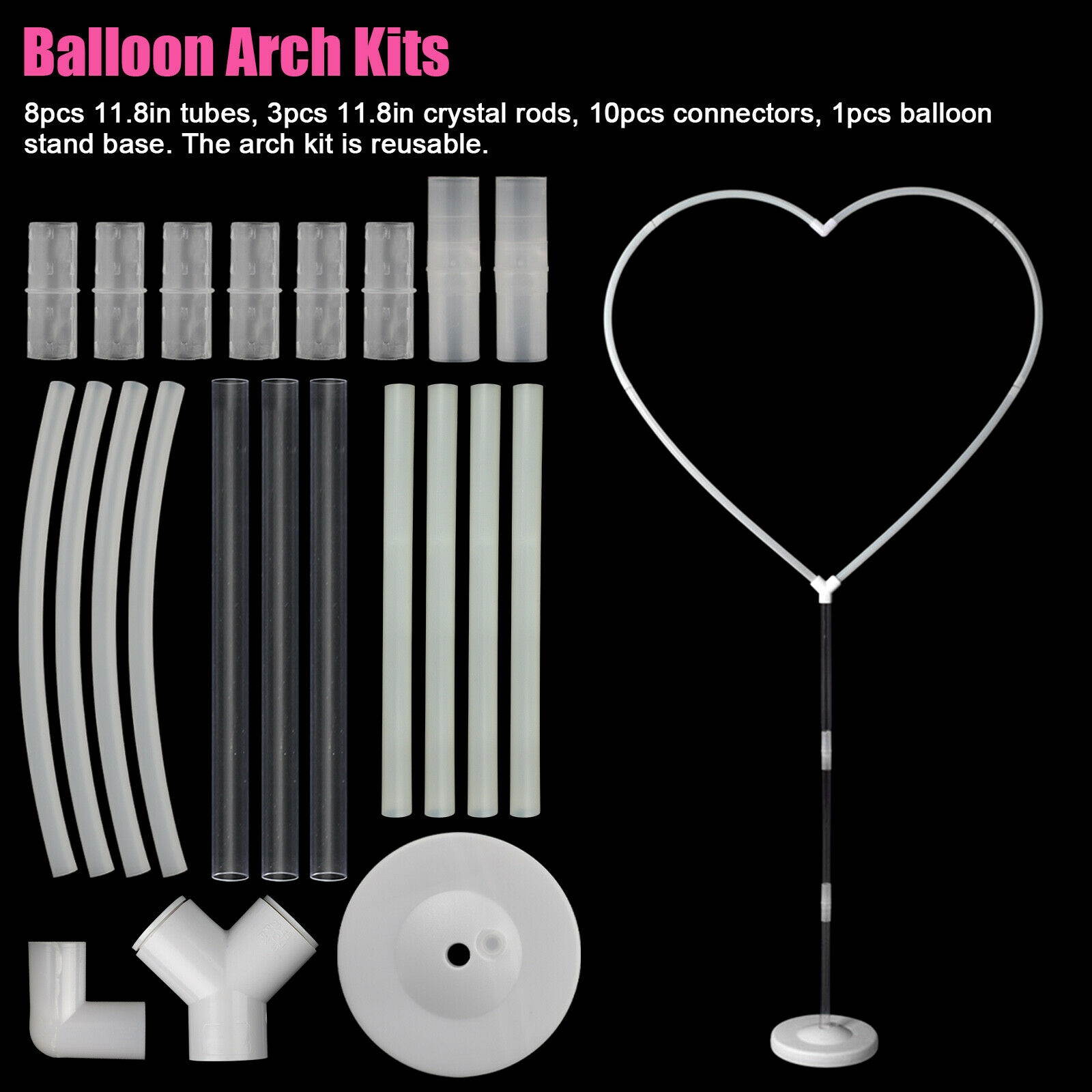 Balloon Column Arch Base Display Stand Kit Sets For Wedding Birthday Party Decor
