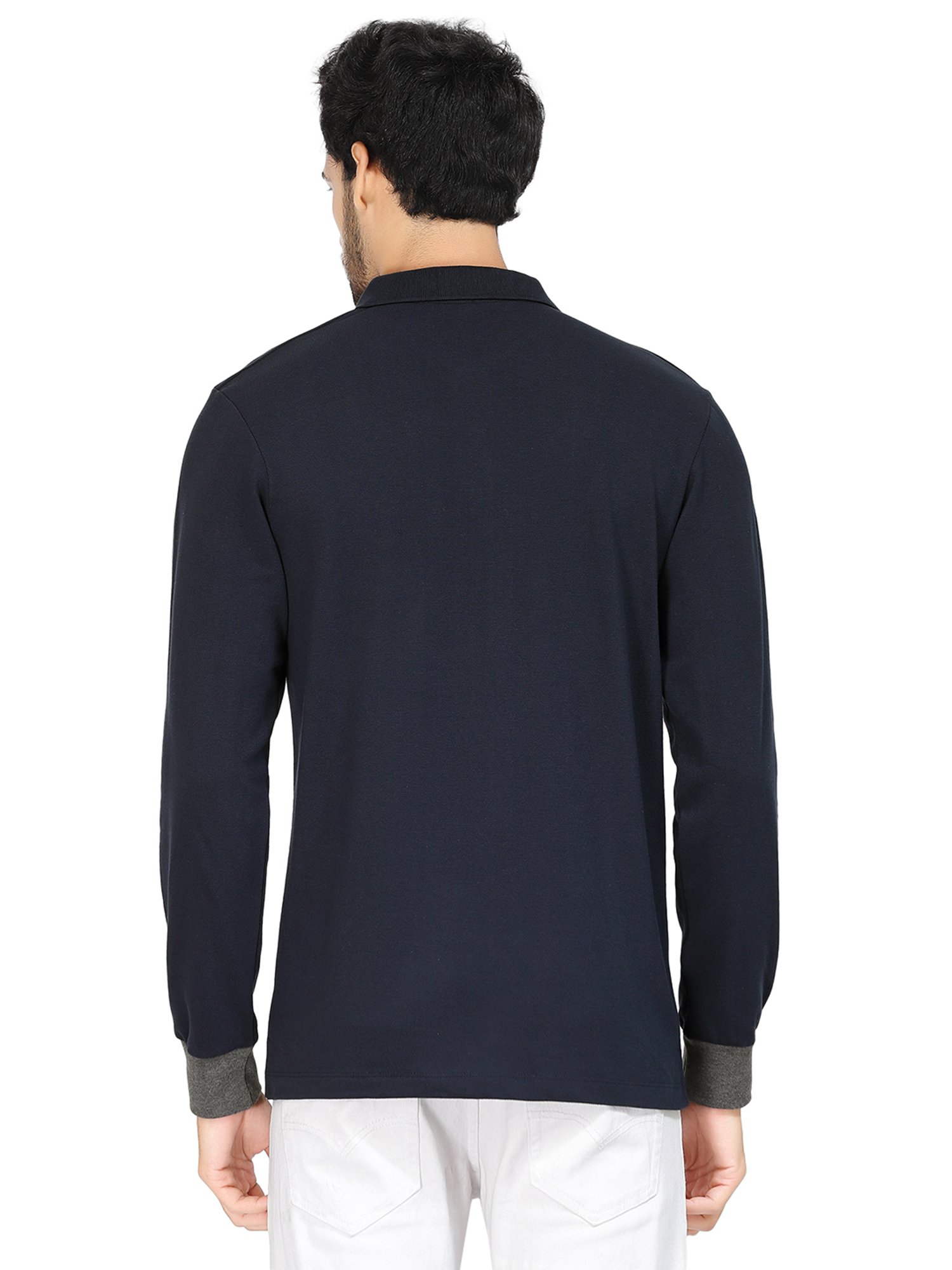 Kalt Navy Regular Fit Polo T-Shirt