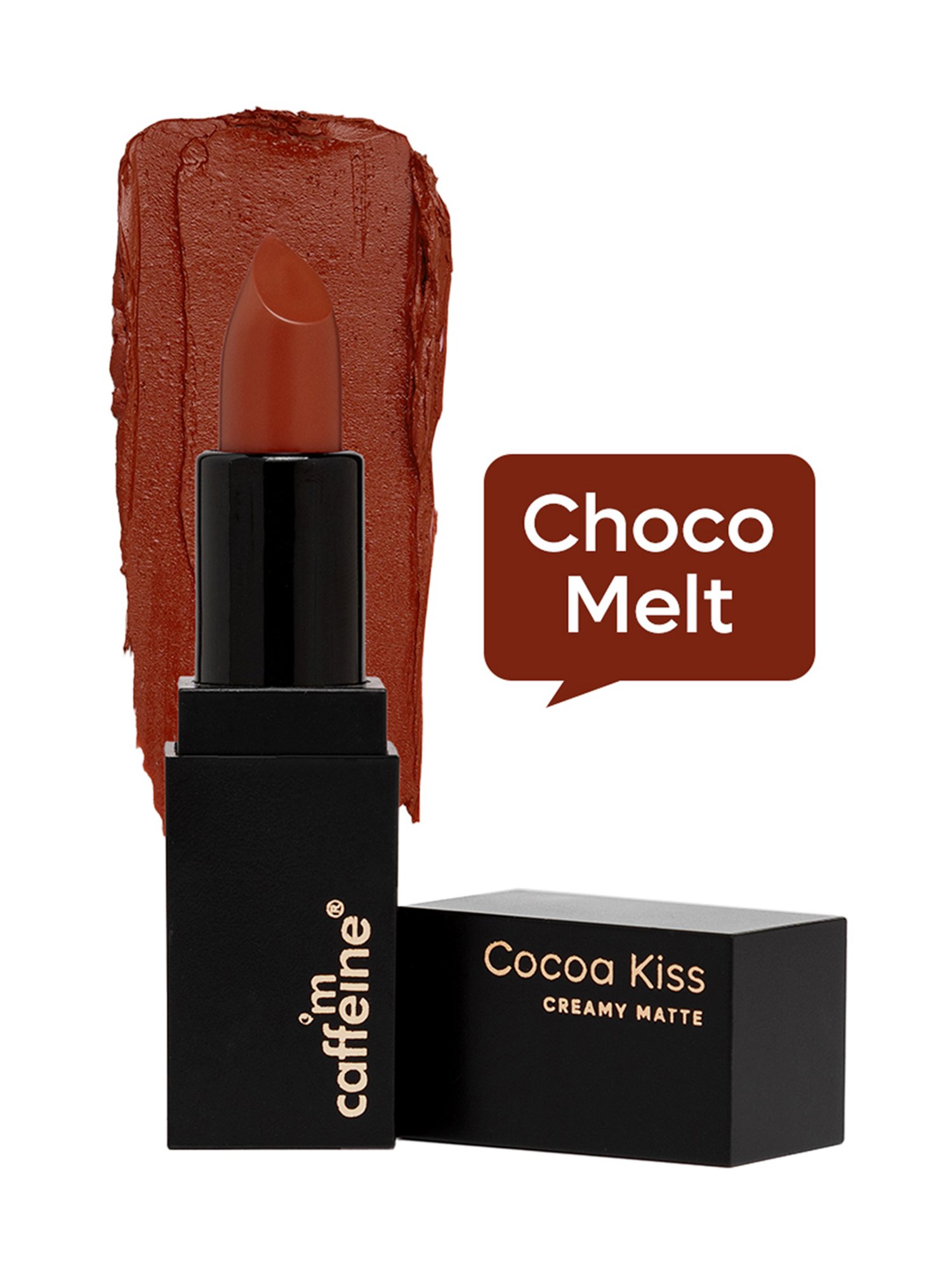 mCaffeine Cocoa Kiss Creamy Matte Lipstick Choco Melt - 4.2 gm