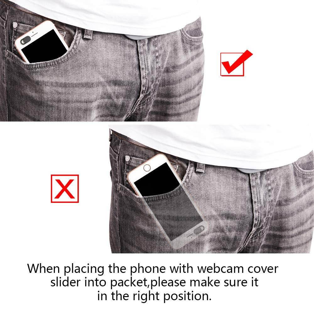 Webcam Cover Slide,Laptop Camera Cover Slide (8 Pack) -Ultra Slim Computer Camera Cover,Suitable for MacBook, Echo Spot,iPhone,IPad, Surface,Dell, Lenovo, Hp and More, Protects Your Privacy